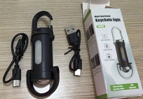 Mini-Taschenlampe mit Schlüsselanhänger, LED