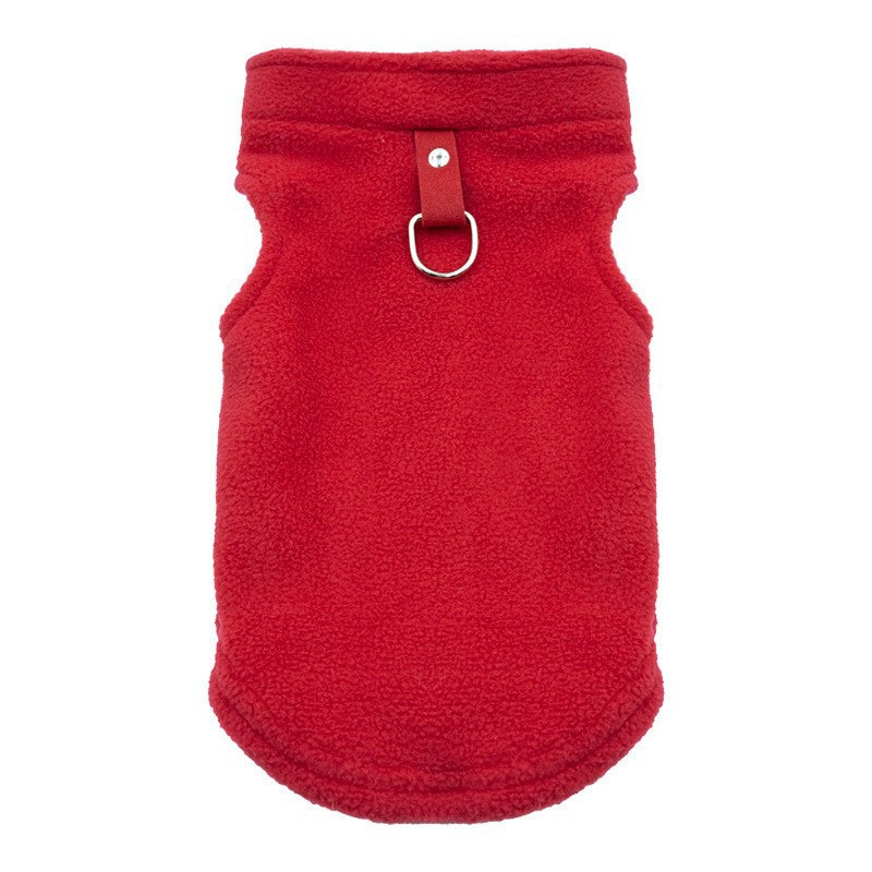 Hundemantel aus Sweatshirt-Stoff mit Taschen