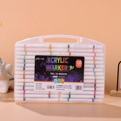 Acrylmarker-Set, 12–48 Farben, PVC-Stift