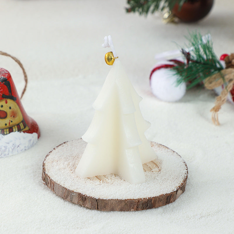 Handgeferti Weihnachts-Duftkerze, Baumform