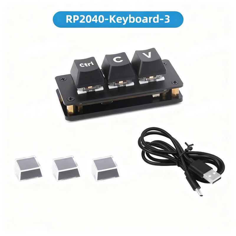 Programmierbare Mini-Tastatur, 3 Tasten