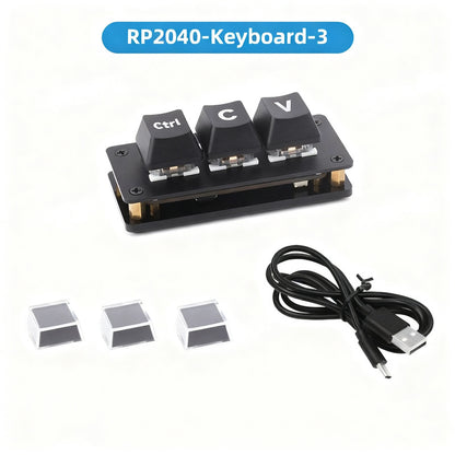 Programmierbare Mini-Tastatur, 3 Tasten
