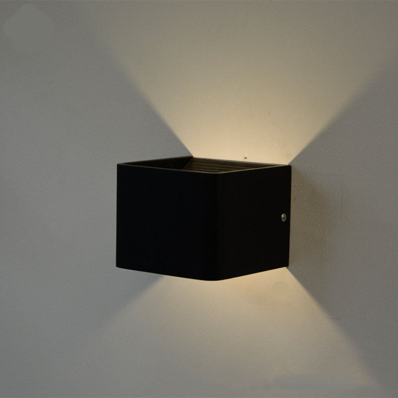 LED-Wandleuchte, Aluminium, wasserfest
