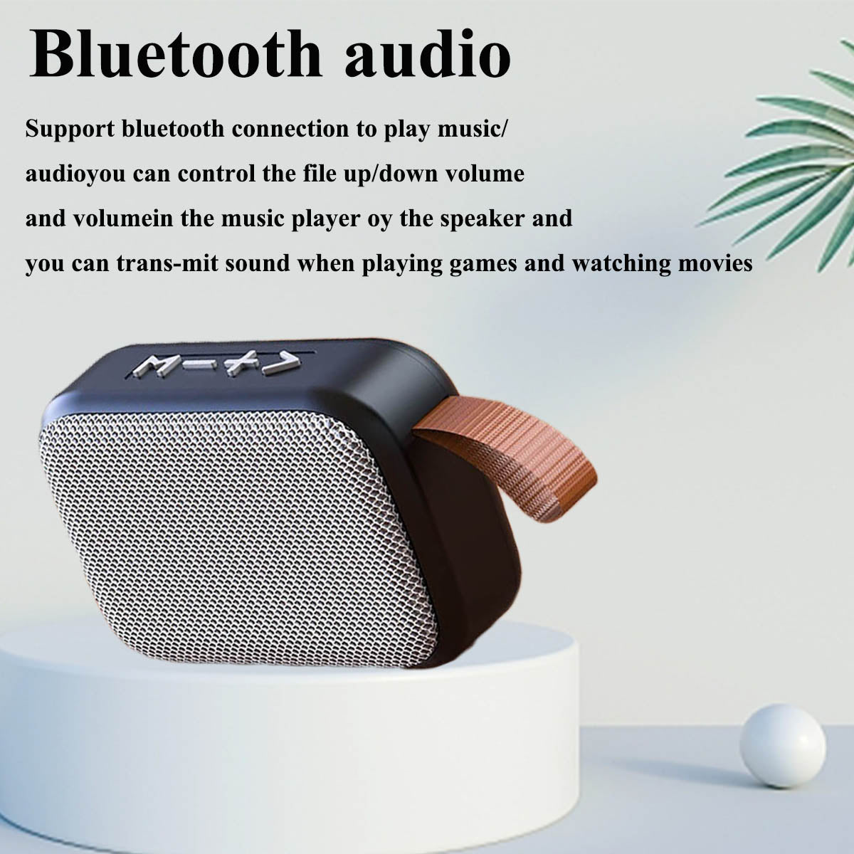 Brehn | TRAGBARER BLUETOOTH-LAUTSPRECHER - 3D STEREO-MUSIKPLAYER MIT HIFI-SOUND