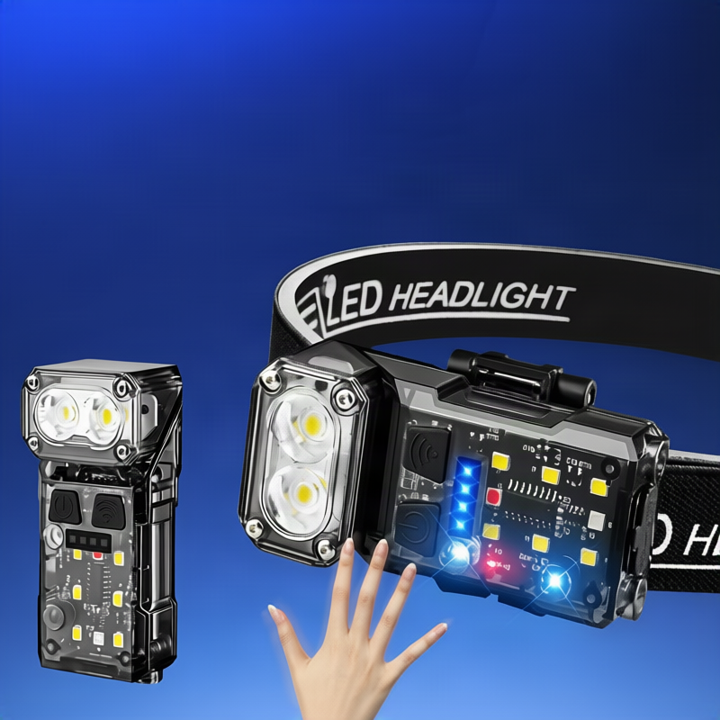 Tragbare USB-Taschenlampe mit Magnethalter