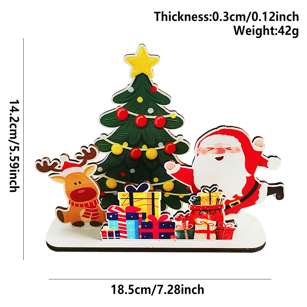 Holz-Weihnachtsfiguren zum Aufstellen