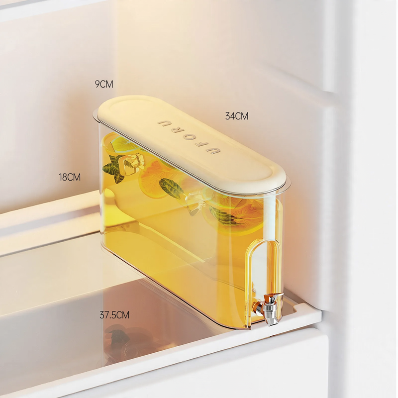 Kühlschrank-Wasserkanne mit Hahn, 4 L, Kunststoff