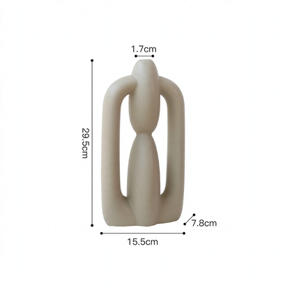 Keramik-Blumenvase, europäischer Stil