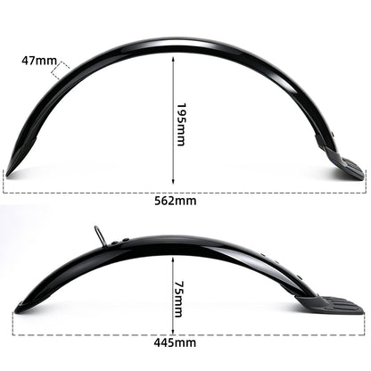 Fahrrad-Schutzblech, PVC, 16″ und 20″