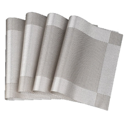 Tischset aus Polyester, quadratisch, gemustert