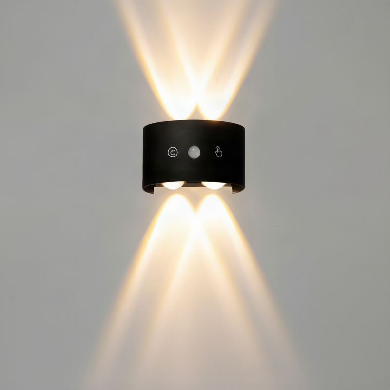 LED-Wandleuchte, Aluminium, wasserfest