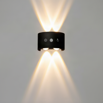 LED-Wandleuchte, Aluminium, wasserfest