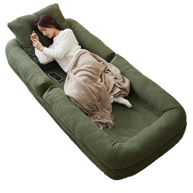 Klappsofa aus Kordstoff, Einzelsitz
