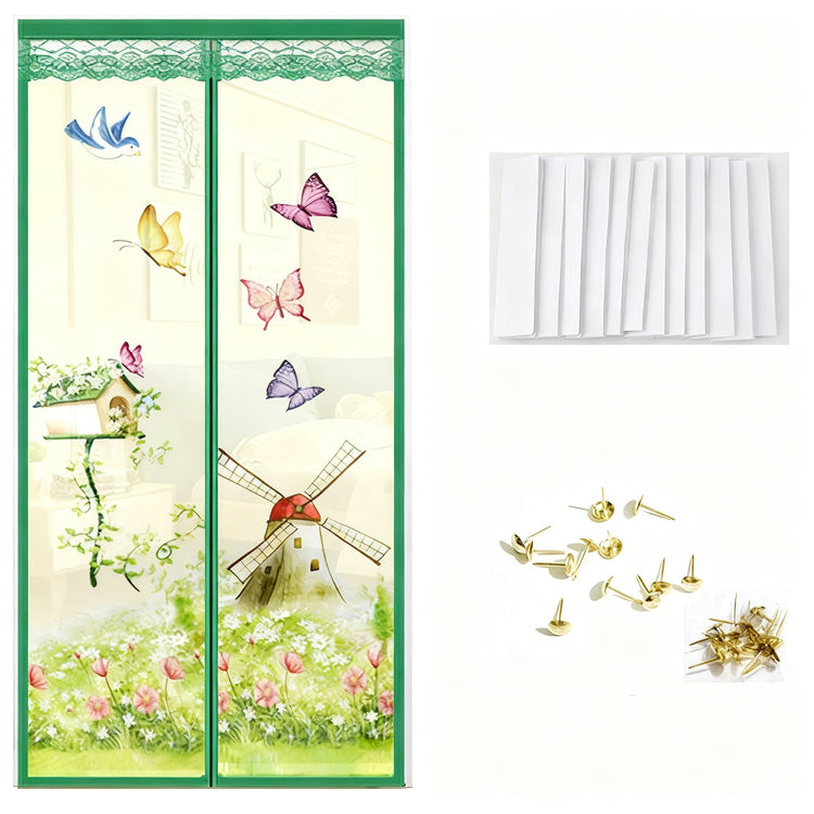 Magnetische Fliegengitter-Türvorhang mit Motiven