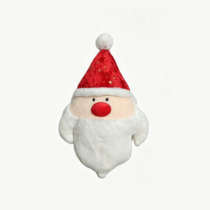 Weihnachts-Plüschtiere und Dekokissen, verschiedene Motive