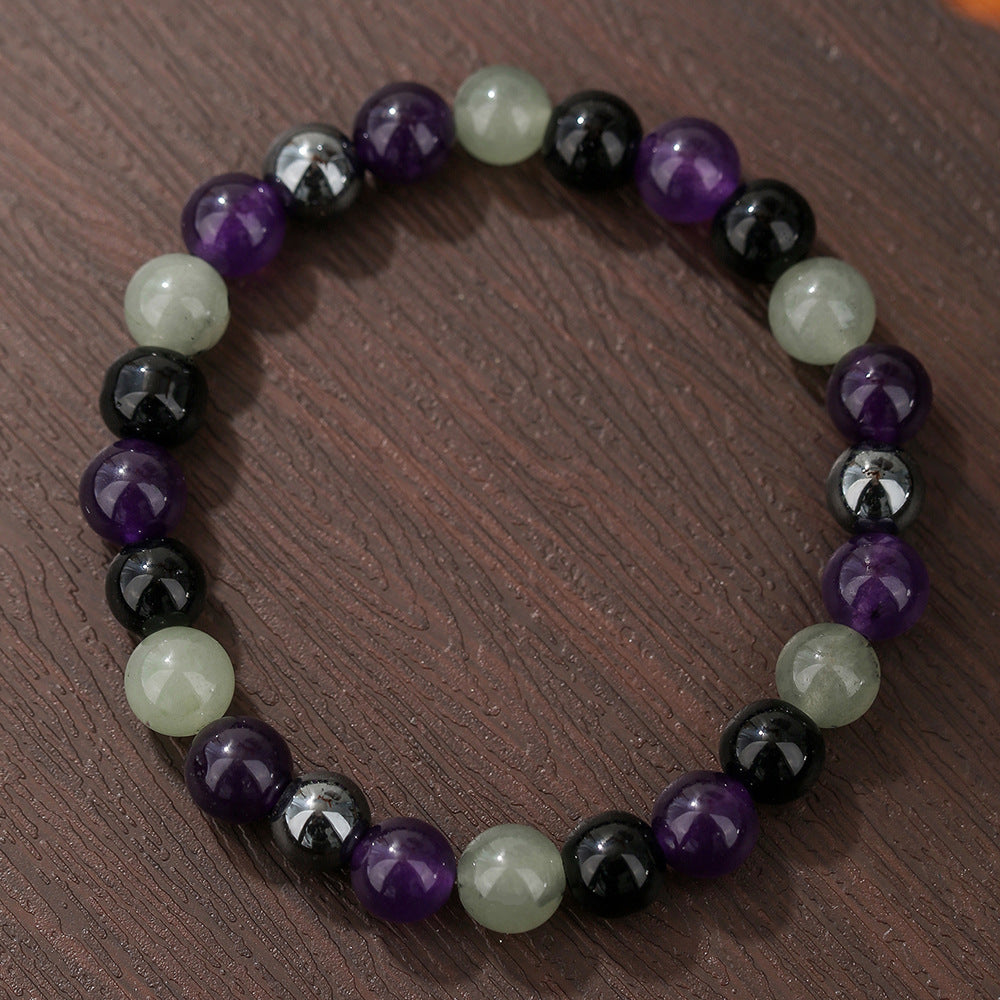 Perlenarmband aus Natursteinen
