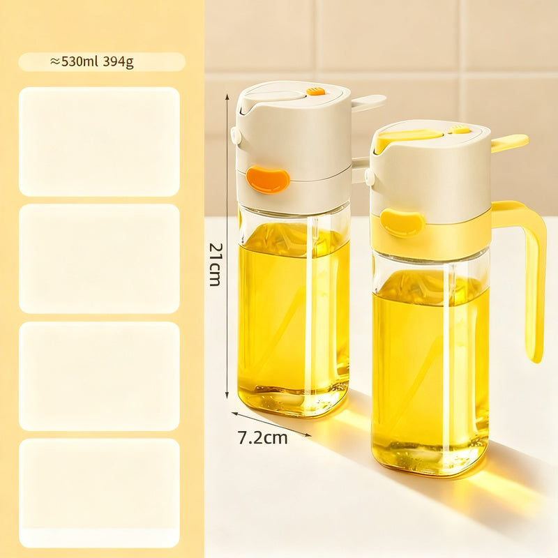 Ölsprüher und Ölkanne, 2-in-1, 530 ml