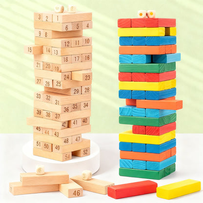 Holz-Stapelspiel, 48–51 Teile