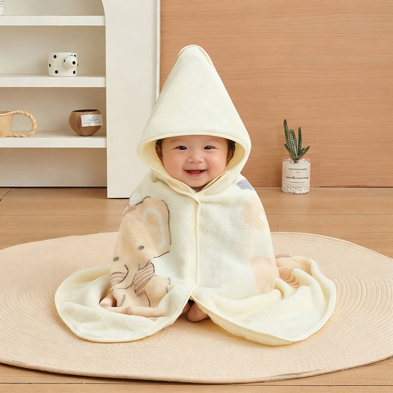 Babydecke aus Korallenfleece, 80×80 cm