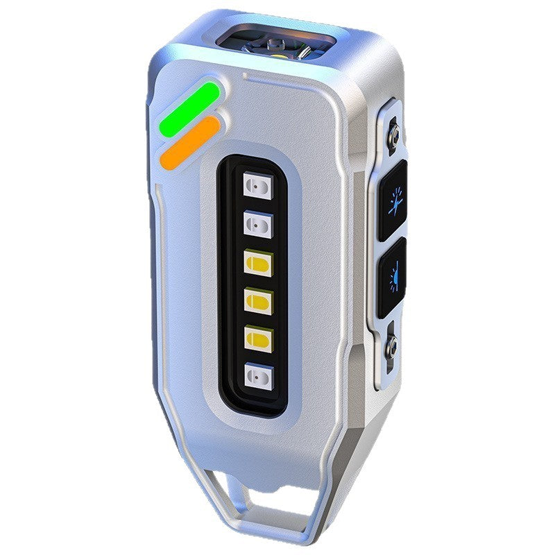 Tragbare USB-Taschenlampe mit Magnethalter