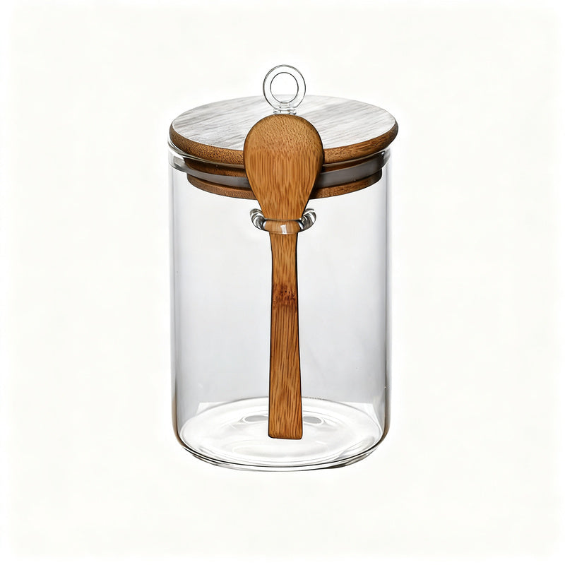 Glasdose mit Deckel, 500 ml