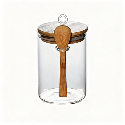 Glasdose mit Deckel, 500 ml
