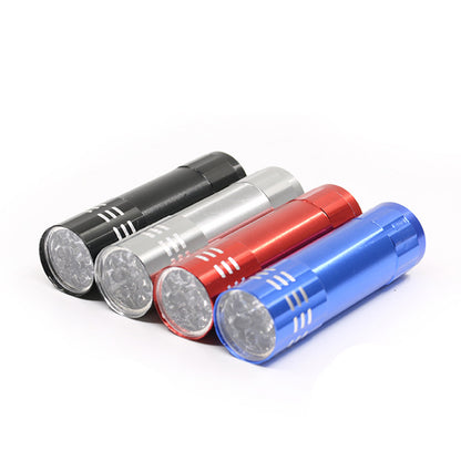 UV-Taschenlampe mit Aluminium-Gehäuse