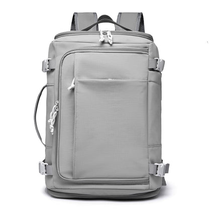 Reiserucksack 36–55 L wasserdicht – erweiterbar, Nylon, für Laptops bis 15 Zoll, Business & Reise