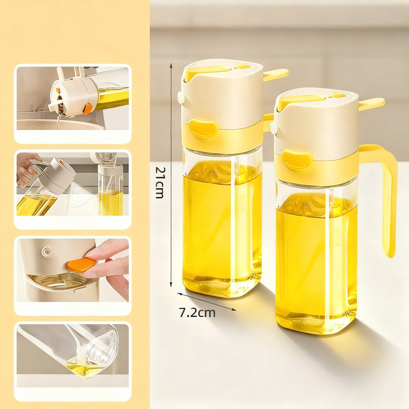 Ölsprüher und Ölkanne, 2-in-1, 530 ml