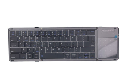 Bluetooth-Tastatur dreiteilig faltbar, 181 × 107 mm