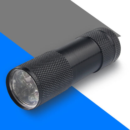UV-Taschenlampe mit Aluminium-Gehäuse