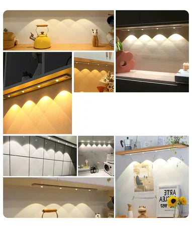 Brehn | Kabellose LED-Leuchte mit Bewegungssensor | Wiederaufladbar, Dimmbar & 3 Farben