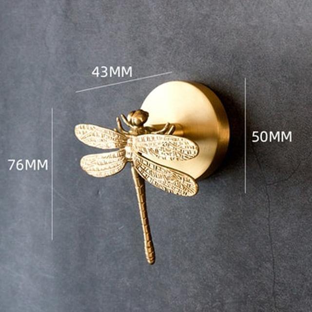 Goldene Messingwandhaken – Handgefertigte Tierdesigns für stylische Wanddekoration | Brehn