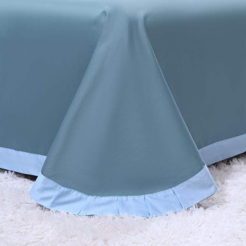 Dreamland Bettbezug Set – 500 TC ägyptische Baumwolle mit floralem Vogel Design | Brehn