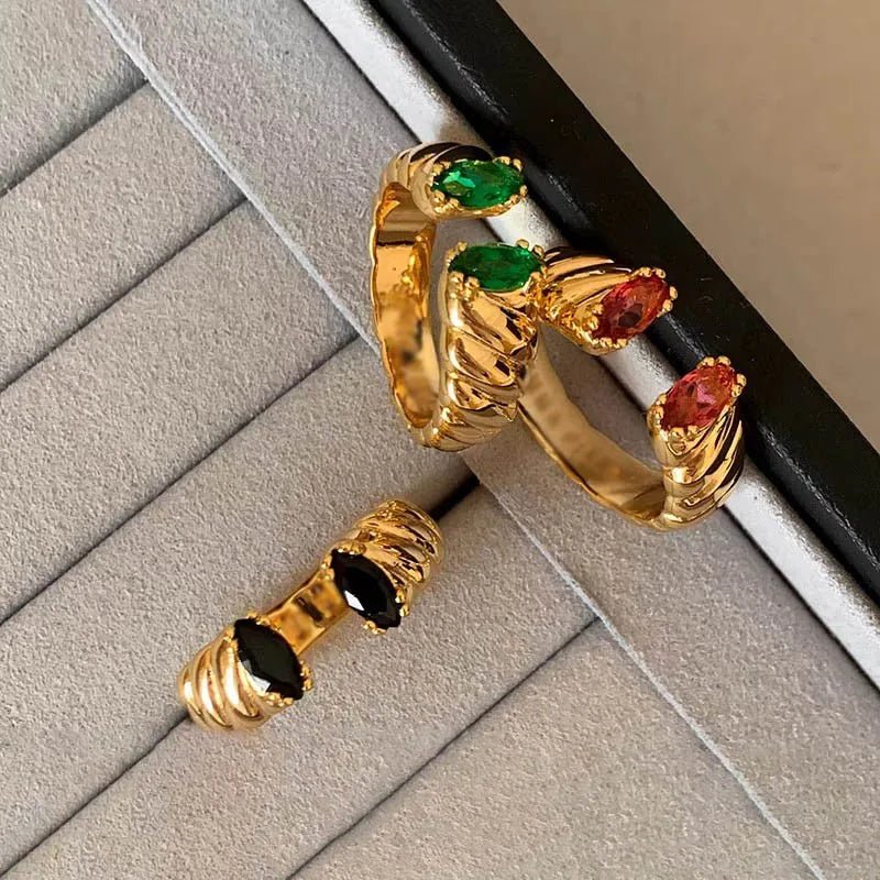 Brehn | Dual Diamond Wrapped Rings