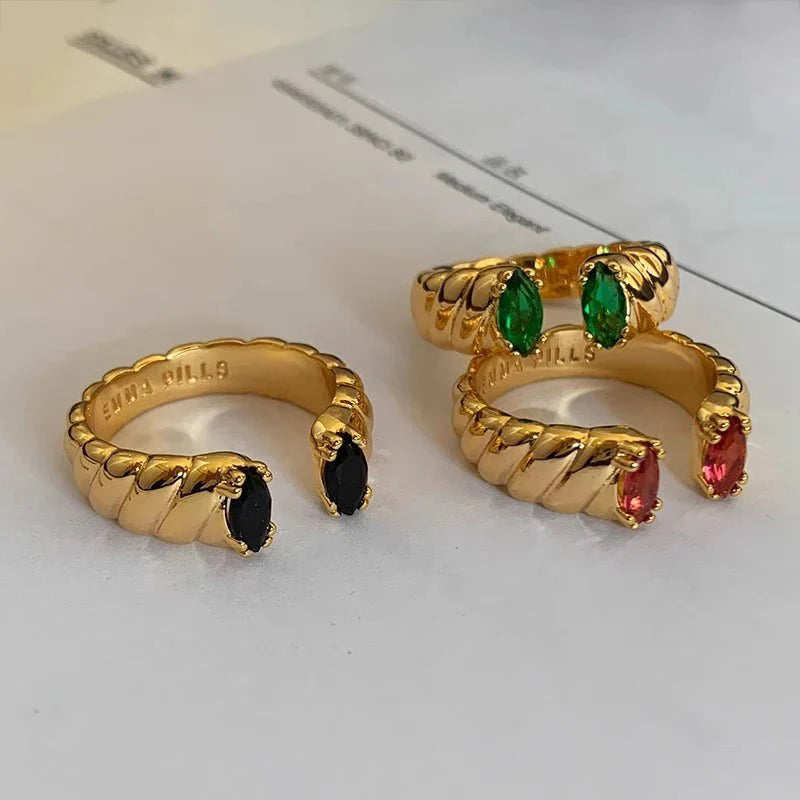 Brehn | Dual Diamond Wrapped Rings