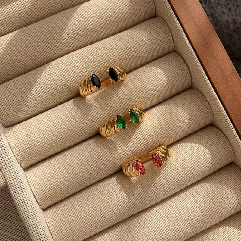Brehn | Dual Diamond Wrapped Rings