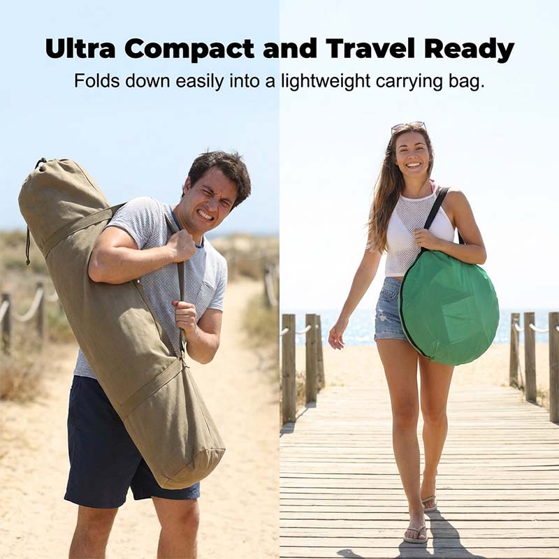 SunSail Breeze Pop-Up Strandzelt 98% UV-Schutz | Brehn