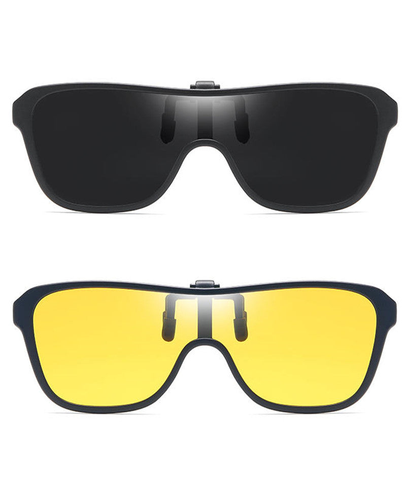 Brehn | Integrierte Kurzsichtigkeitsbrille Clip-On Für Tag Und Nacht