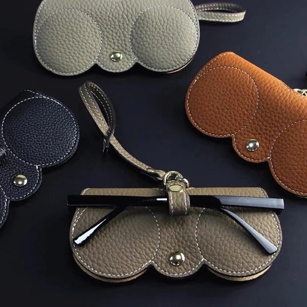 ShadeShield Weiches Leder Sonnenbrillenetui