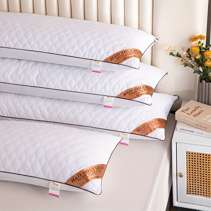 LuxurySoft – Extra langes, hypoallergenes Kissen für Rücken- und Seitenschläfer, weich und atmungsaktiv, maschinenwaschbar