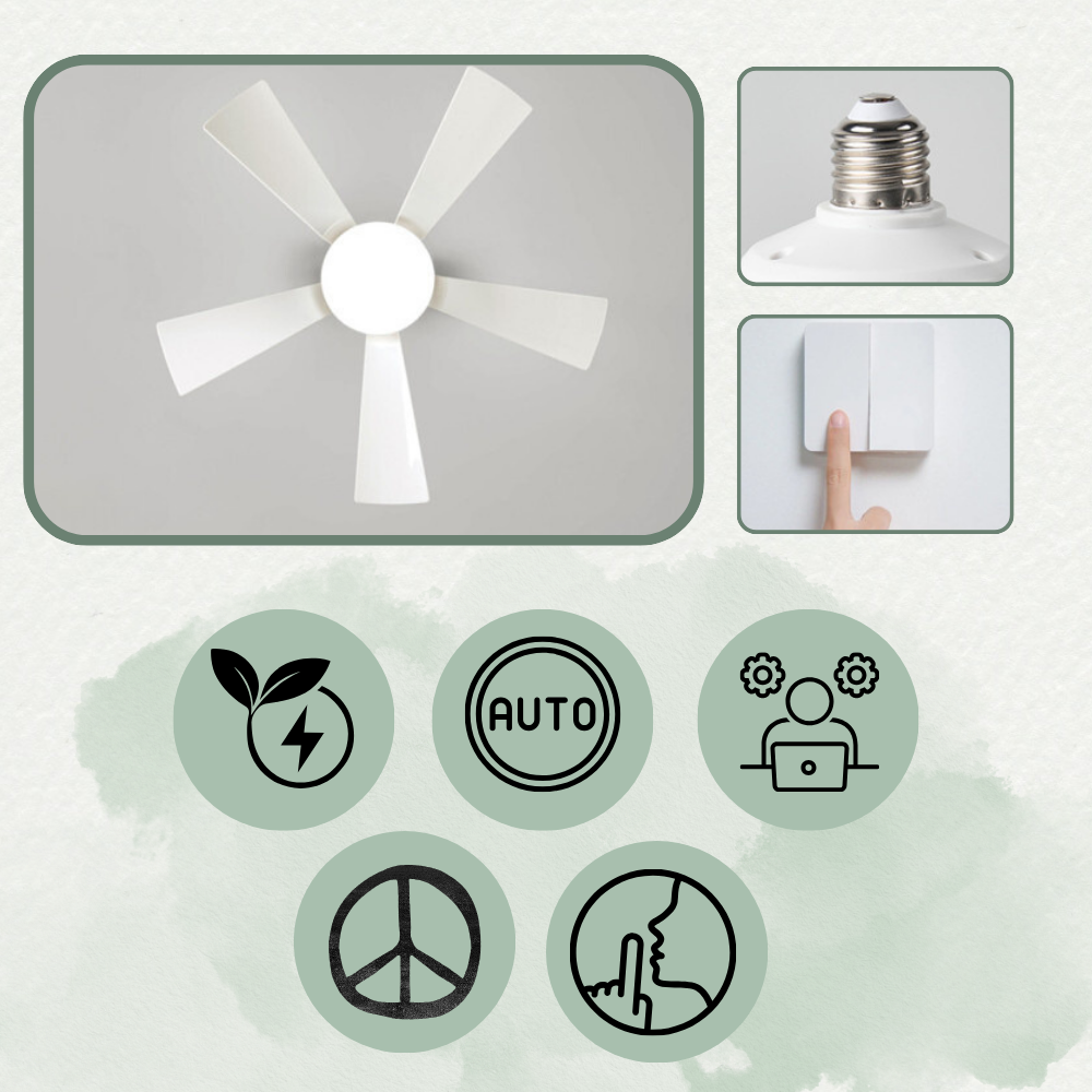 E27 Fassung Ventilator Licht | Brehn