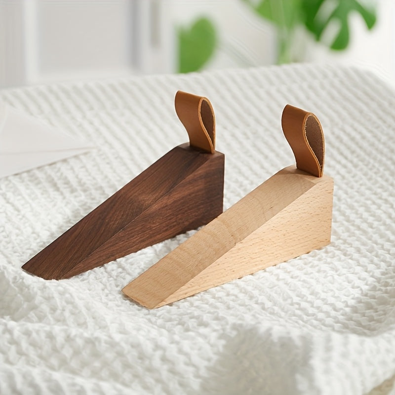 NordGrip Türstopper aus Holz – Skandinavisches Design mit rutschfester Basis | Brehn