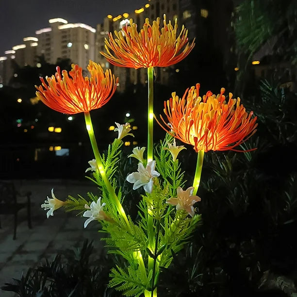 Verzaubertes Blüten-LED-Außenlicht für Gärten & Terrassen