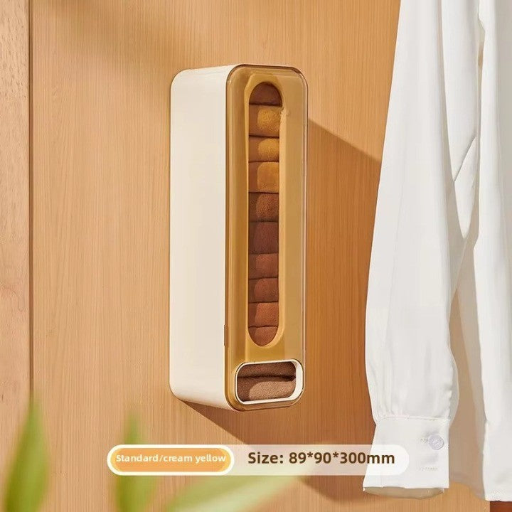 Brehn | Sock Organizer Wandmontierte Aufbewahrungsbox
