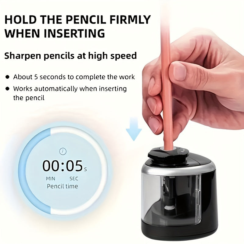 Automatischer USB-Bleistiftspitzer – Kompakt & Schnell | Brehn