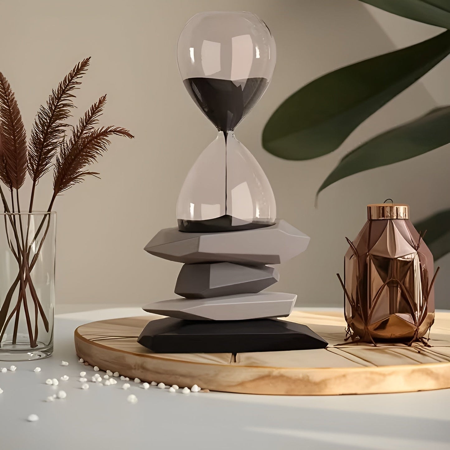 Minimalistische Sanduhr – Zeitlos & Dekorativ | Perfekt für Wohnzimmer und Büro
