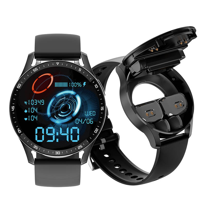 2-in-1 Smartwatch mit Bluetooth-Kopfhörern | Brehn