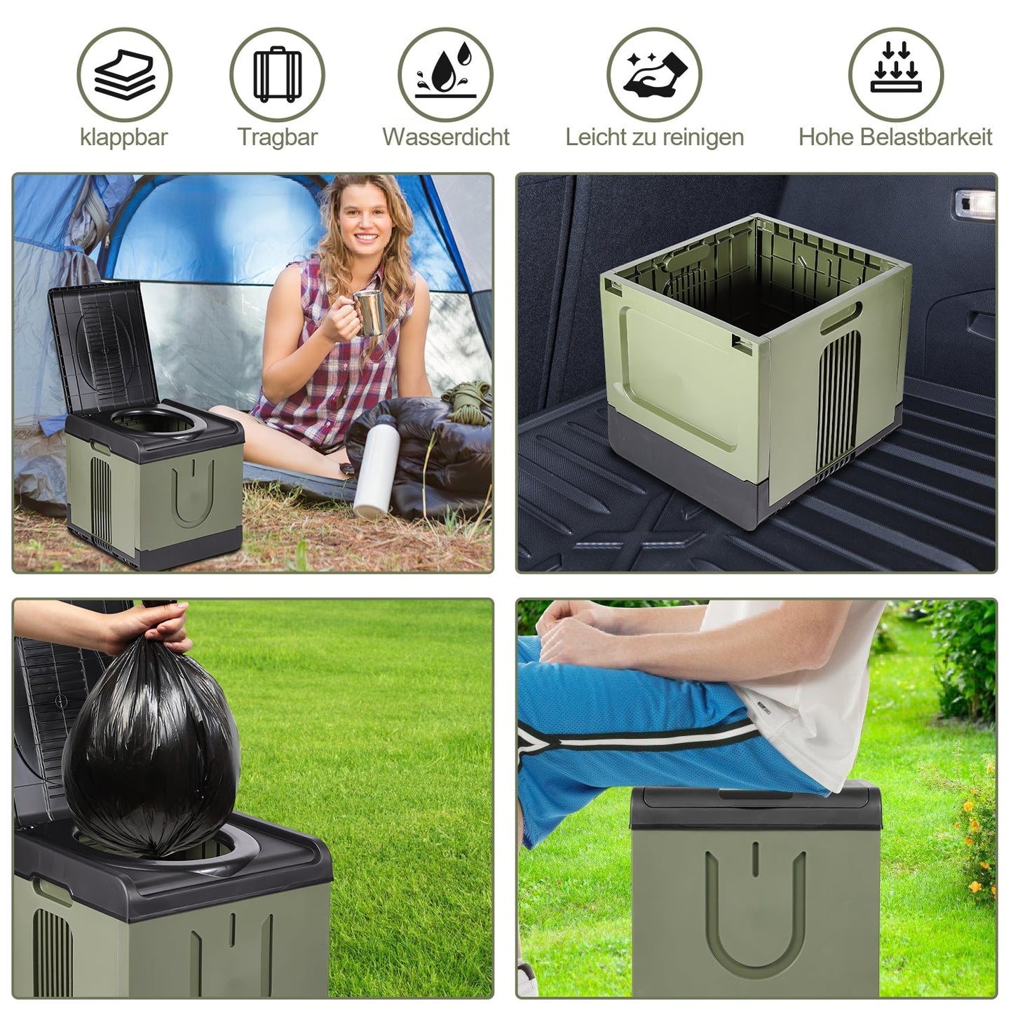 Campingtoilette Camping Toiletten Faltbar | Brehn