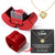 Rote Apfel Schmuckbox mit ewiger Rose und Halskette | Brehn